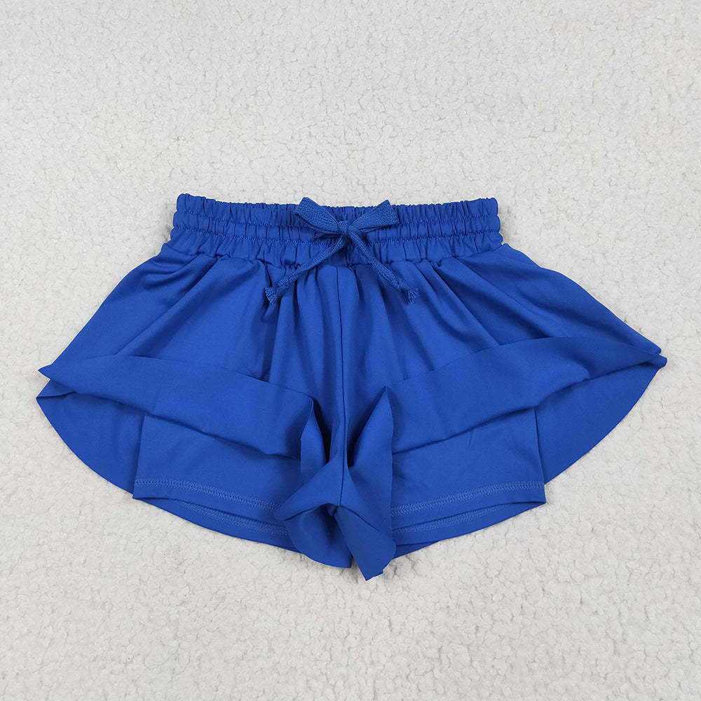 SS0552 Baby Girls Hot Blue Skort Shorts Bottoms D 6.3