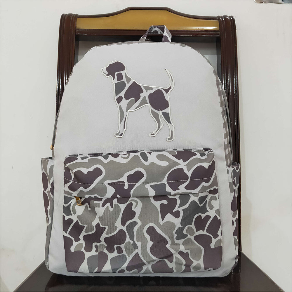 BA0268 Camouflage Puppy Check Backpack D 4.19