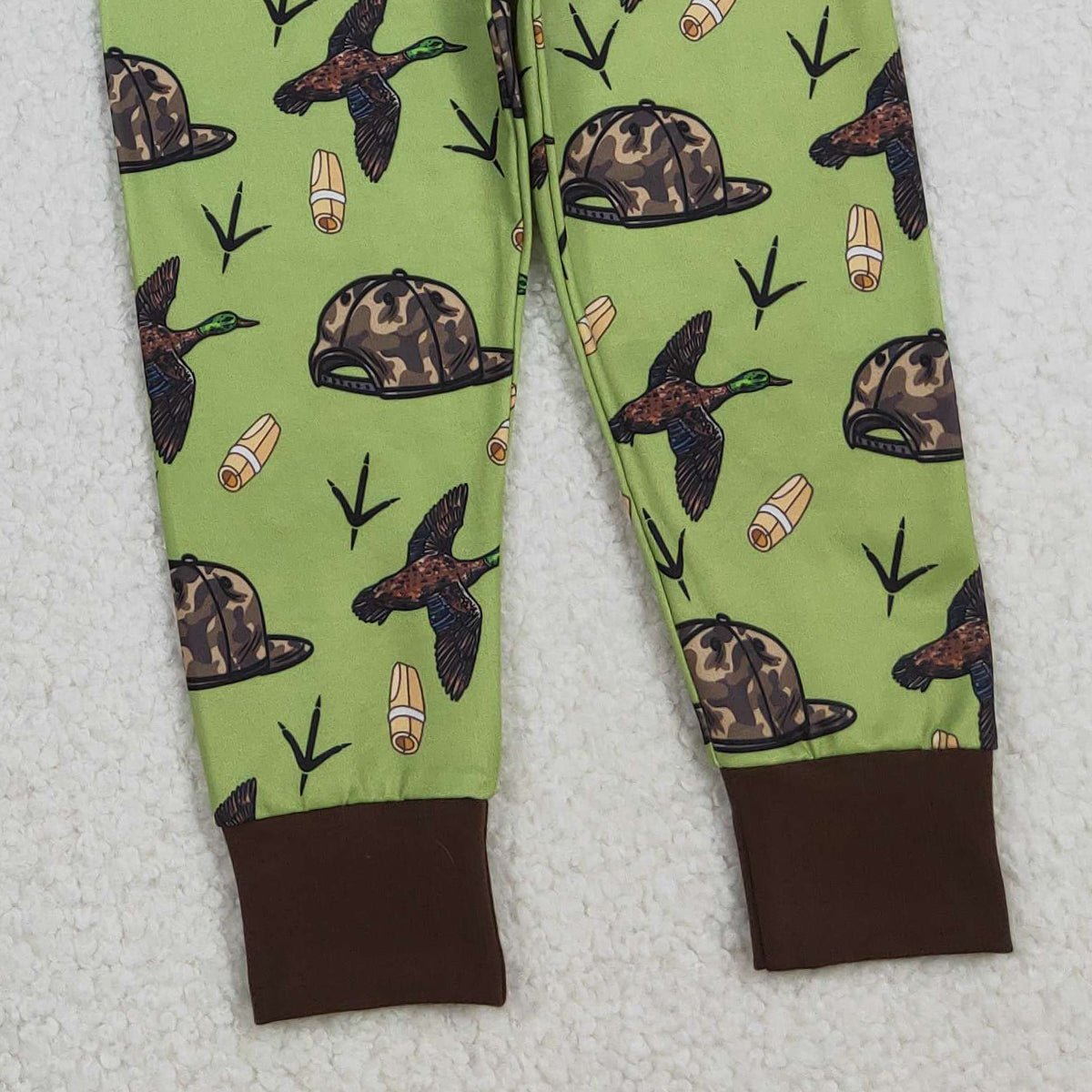 Baby Boys Camo Hunting Pajamas Sets with Ducks Calls Hat Top And Pants Sleepwear for Infants