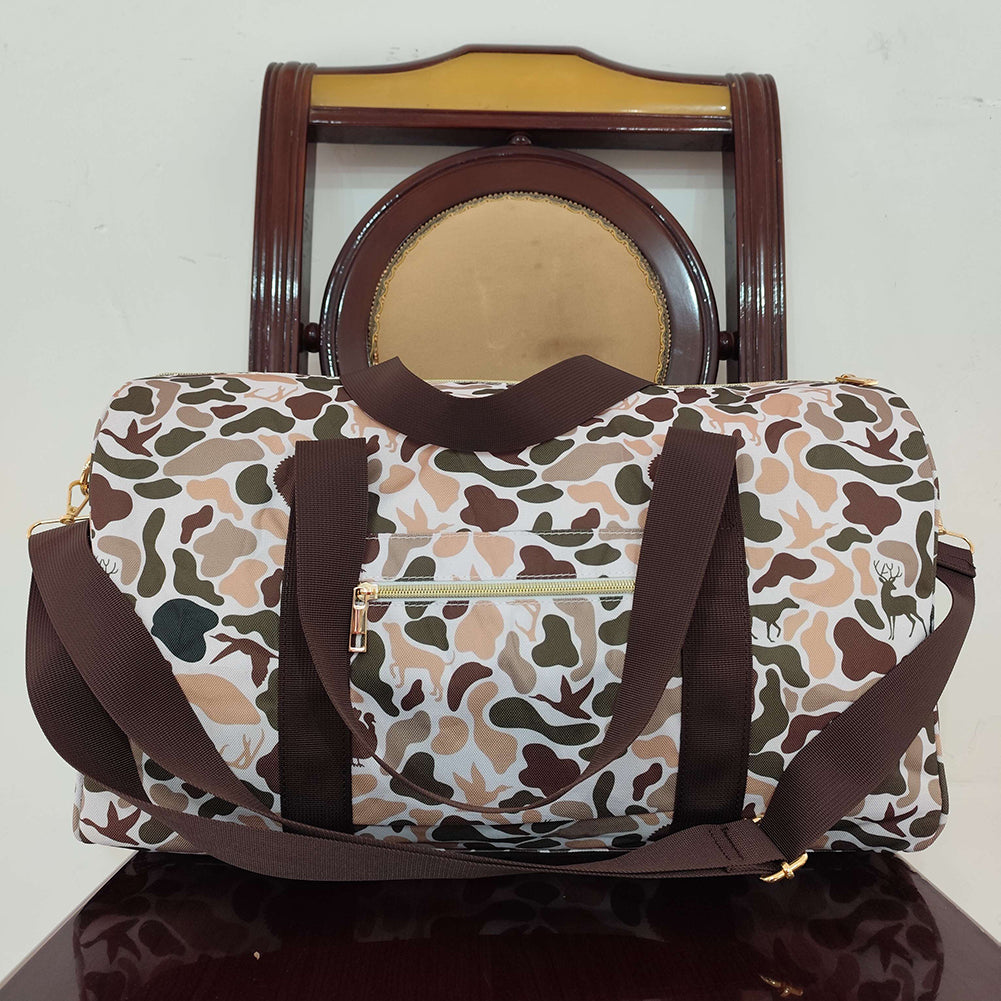 BA0287 Women Camouflage Deers Hunting Duffle Gym Bags D 3.13