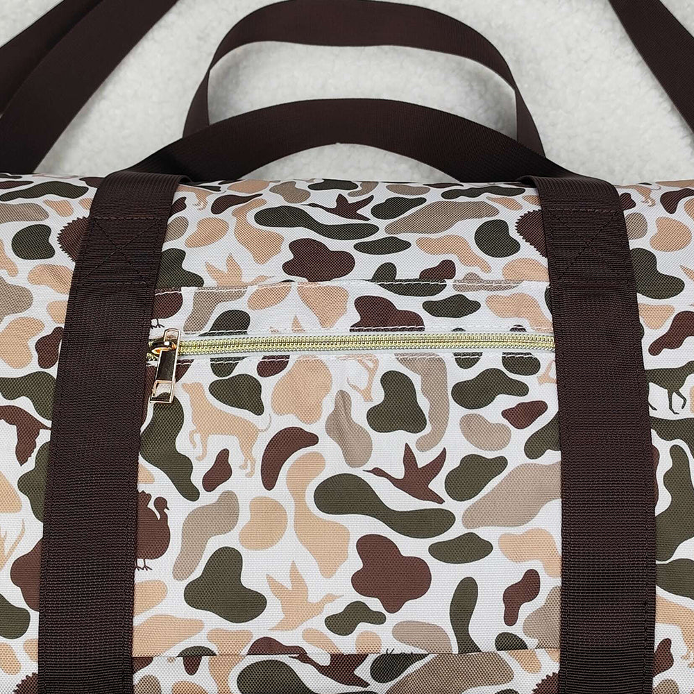 BA0287 Women Camouflage Deers Hunting Duffle Gym Bags D 3.13