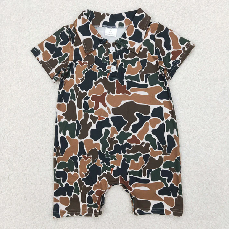 Match Baby Infant Boys Short Sleeves Camo Rompers D 4.19