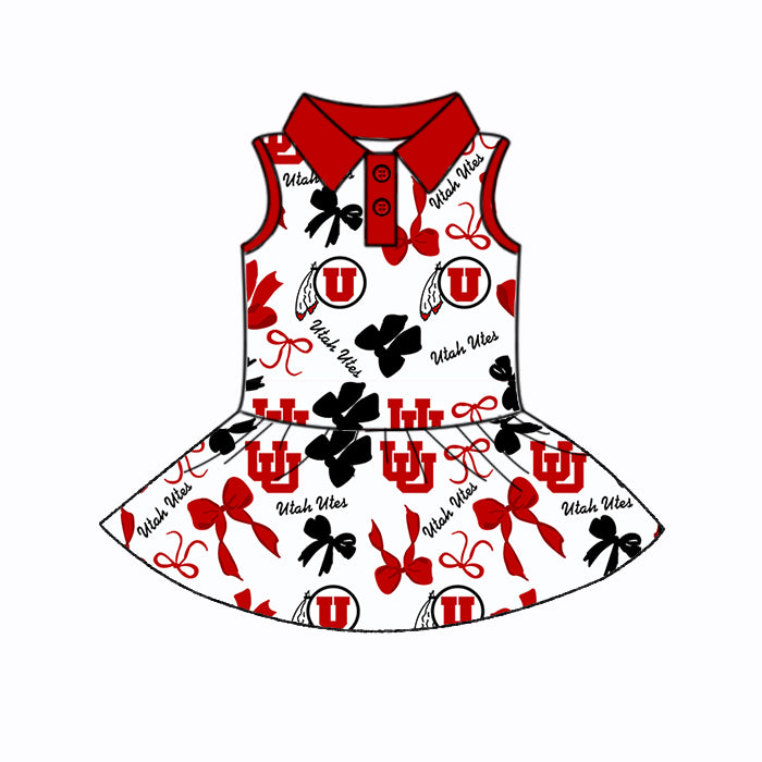 Custom Baby Girls ball team dress D 5.24