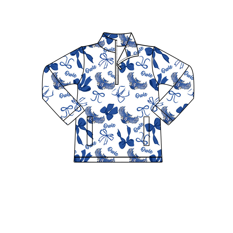 Custom Baby Boys Anderson Shiro Owls Team Long Top D 8.9