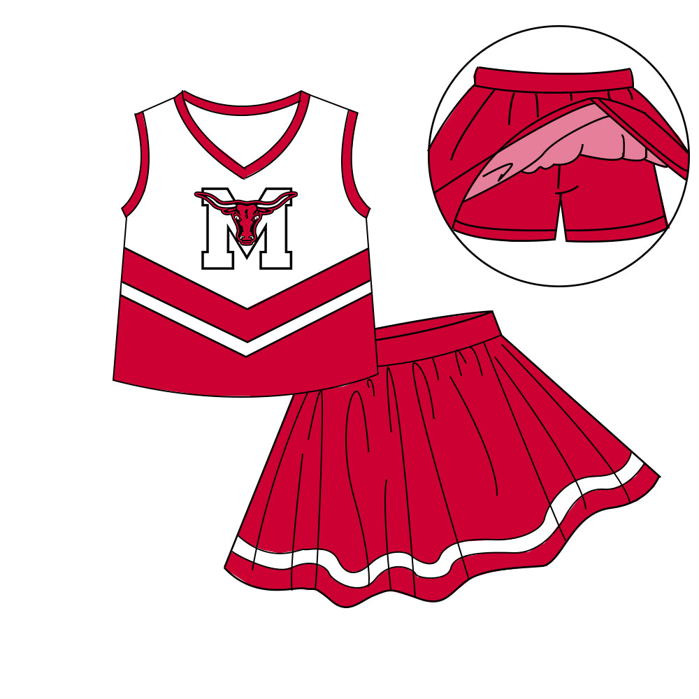 Custom baby girls Cheerleading dress set MOQ3 D 7.11