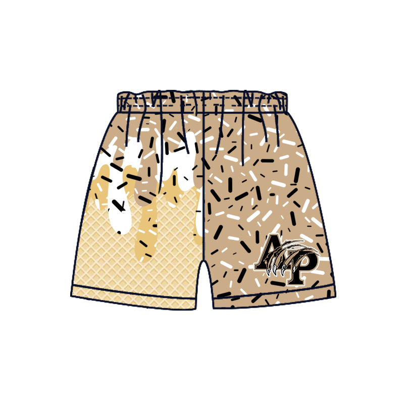 Custom Baby Boys Panthers Team Sports Shorts D 7.22