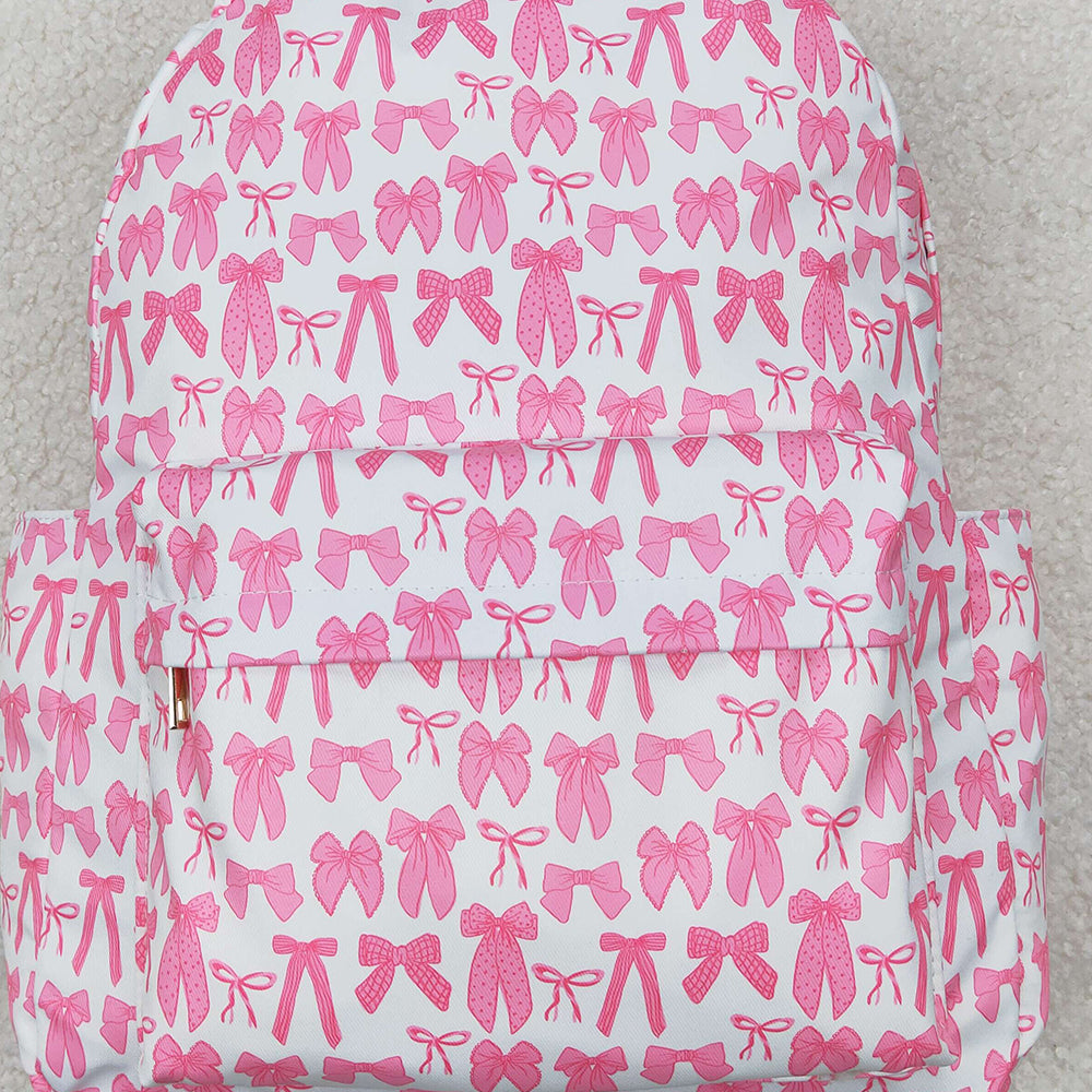 BA0285 Baby Girls Pink Bows Backpacks Bags D 3.24
