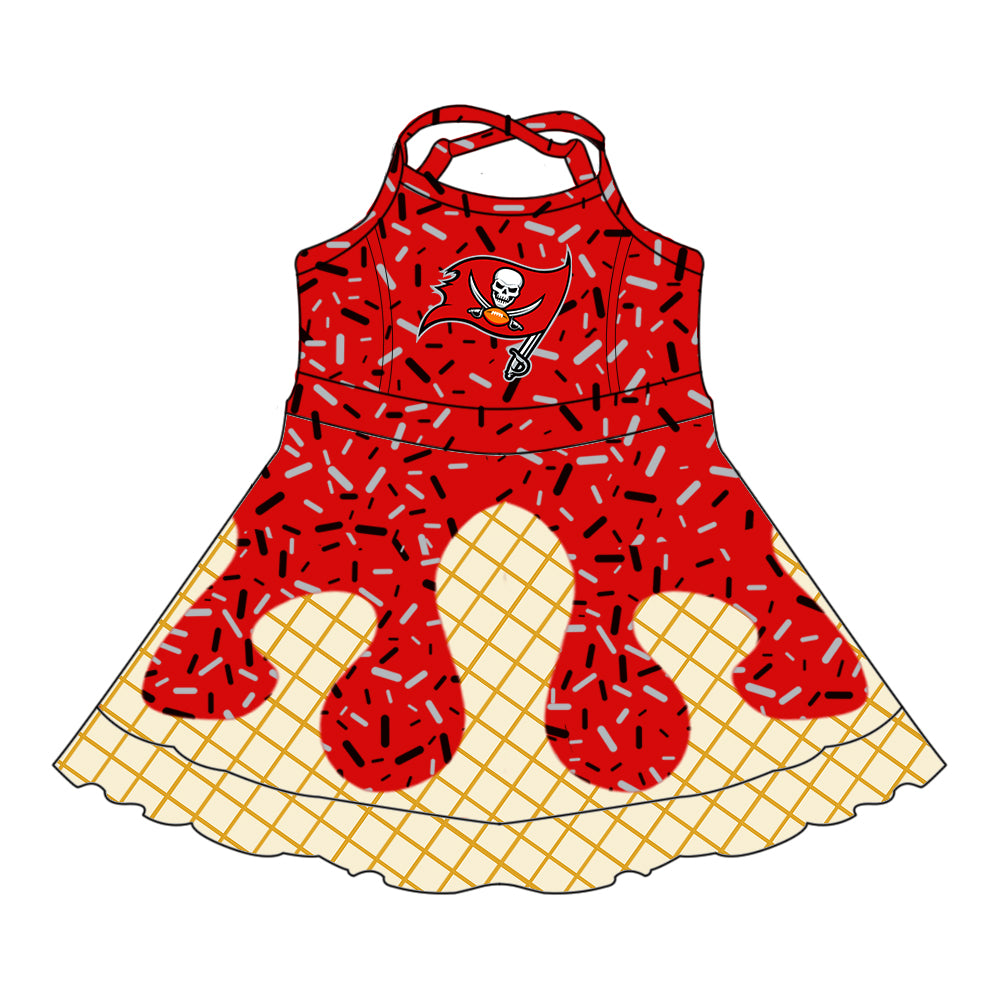 Custom Baby Girls BUCCANERS team dress D 6.19