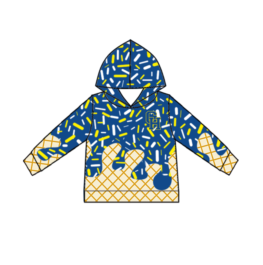 Custom Baby Boys Eagles Team Long Top D 8.1