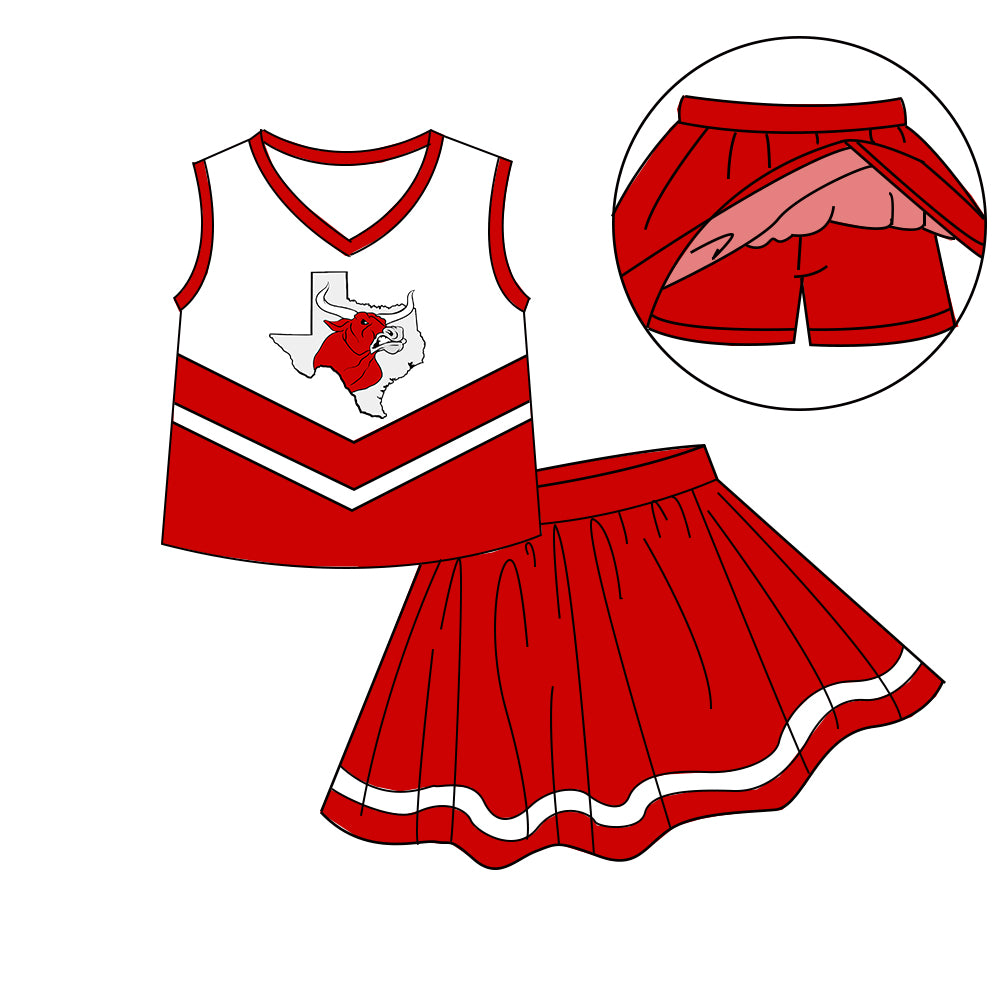 Custom baby girls Cheerleading dress set MOQ3 D 7.10