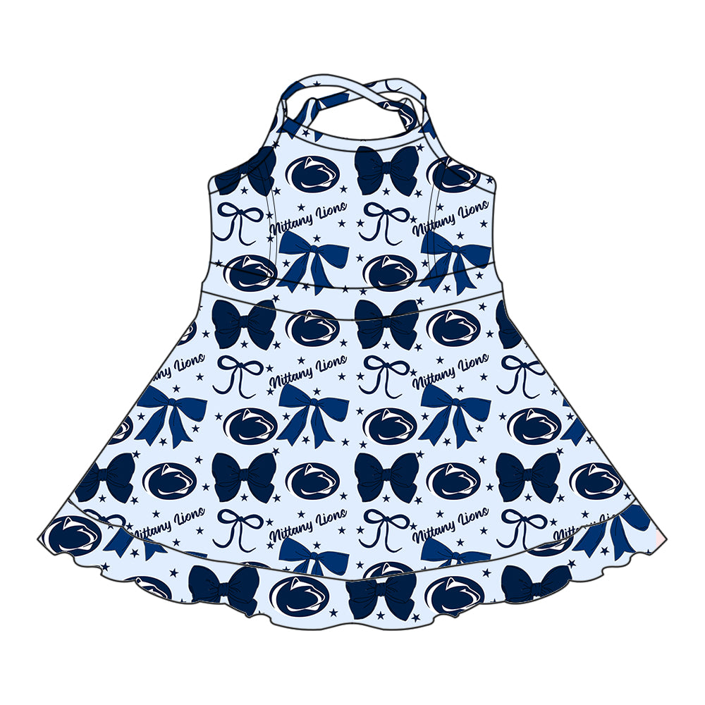 Custom baby girl Penn State Nittany Lions team dress D 6.28