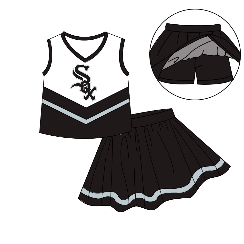 Custom baby girls Cheerleading dress set MOQ3 D 7.9