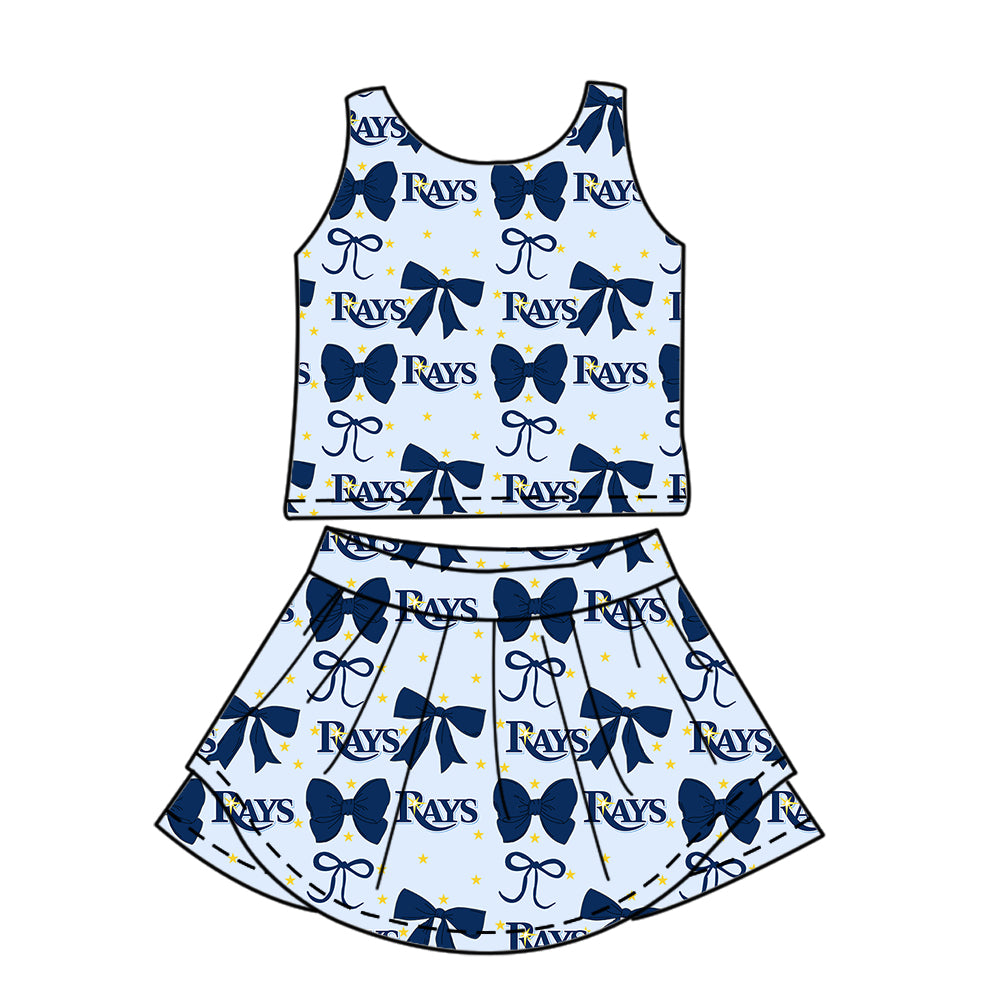 Custom baby girl T team dress set D 6.23