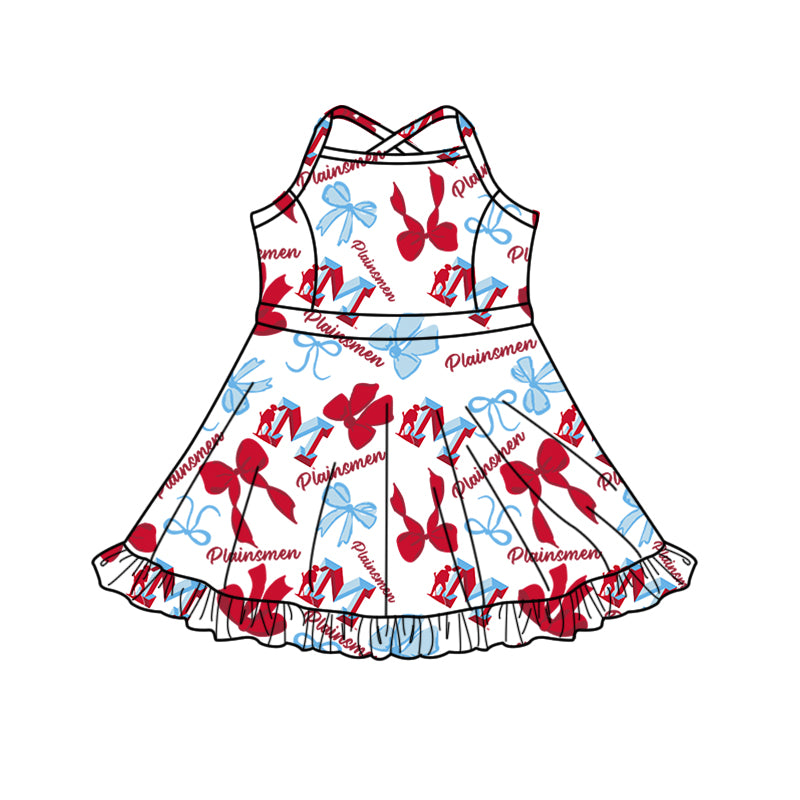 Custom Baby Girls Plainsmen team dress D 818