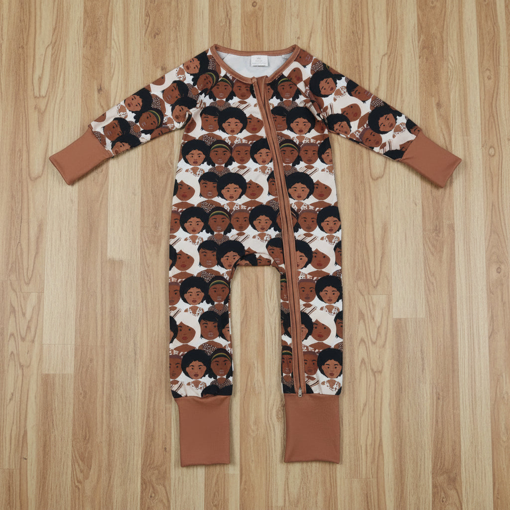 black history zipper sleeper