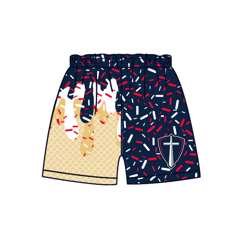Custom Baby Boys Christian-Crusaders Team Sports Shorts D 7.23