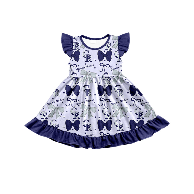 Custom Baby Girls Colorado Rockies dress D 6.20
