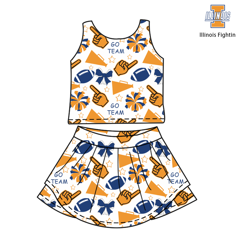Custom Baby Girls team dress set D 6.7