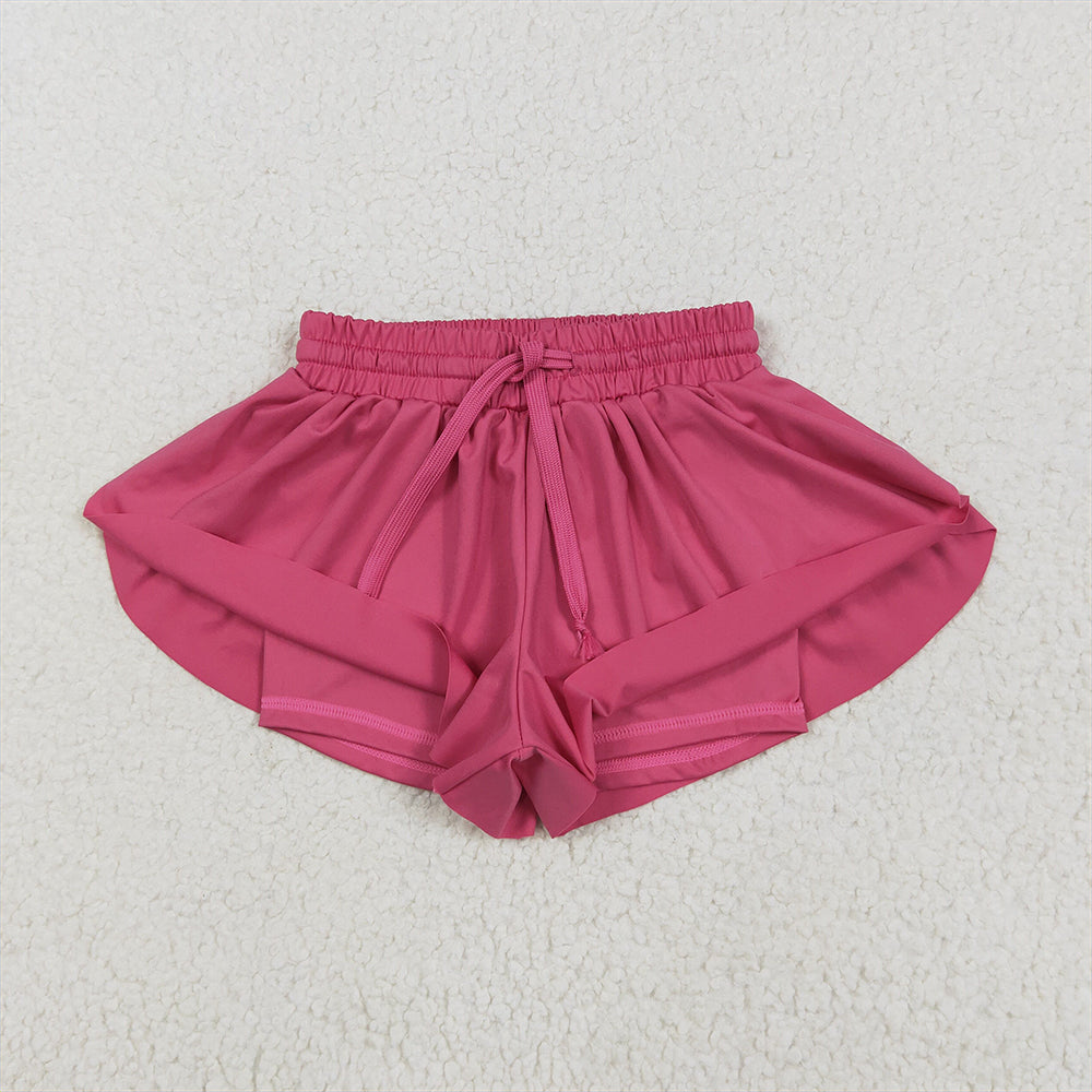 SS0545 Baby Girls Hot Pink Yoga Skort Shorts Bottoms D 5.22