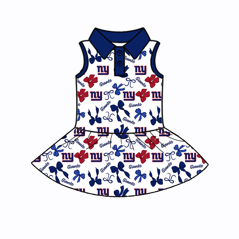 Custom Baby Girls team dress D 6.5