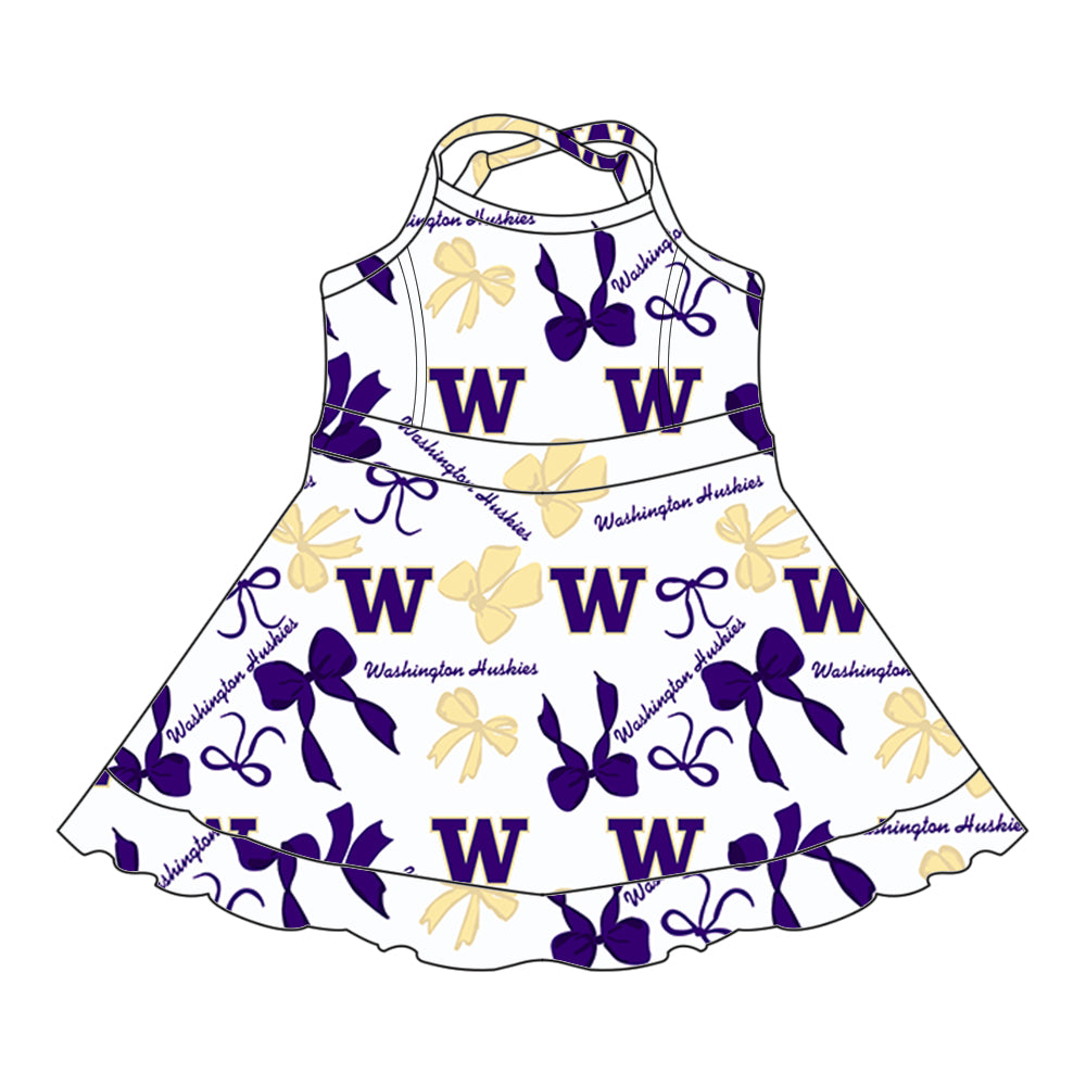 Custom Baby Girls ball team dress D 5.26