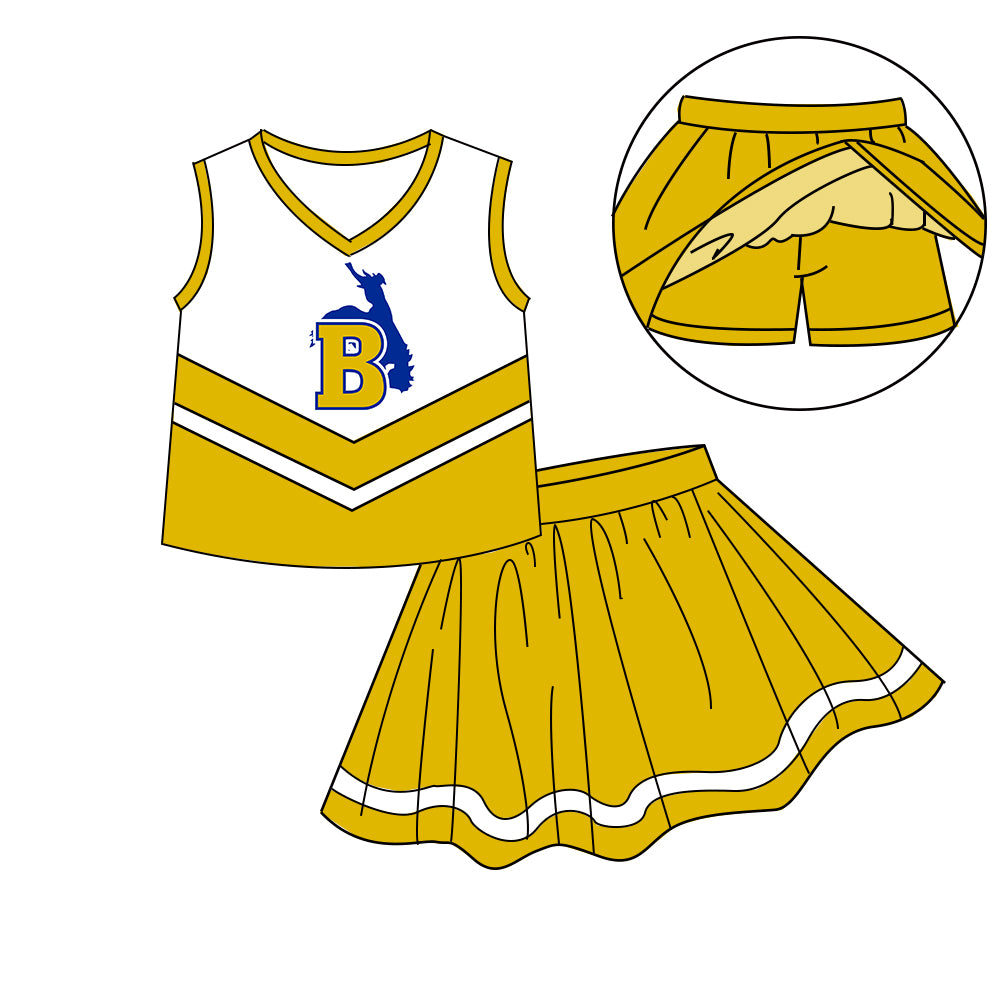 Custom baby girls Cowboys dress set MOQ3 D 7.26