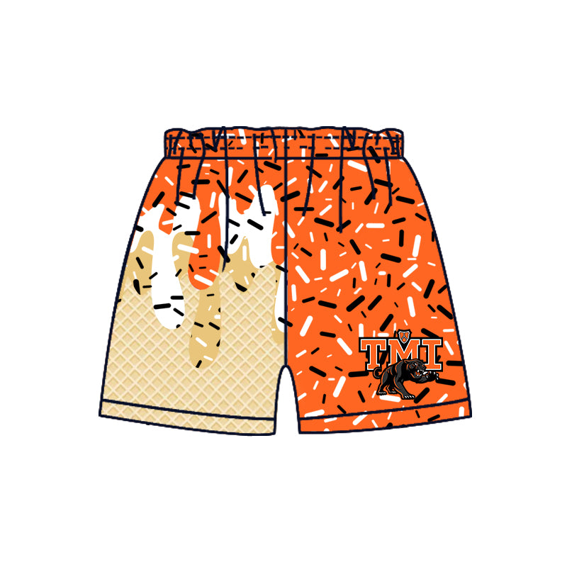 Custom Baby Boys Panthers Team Sports Shorts D 8.1