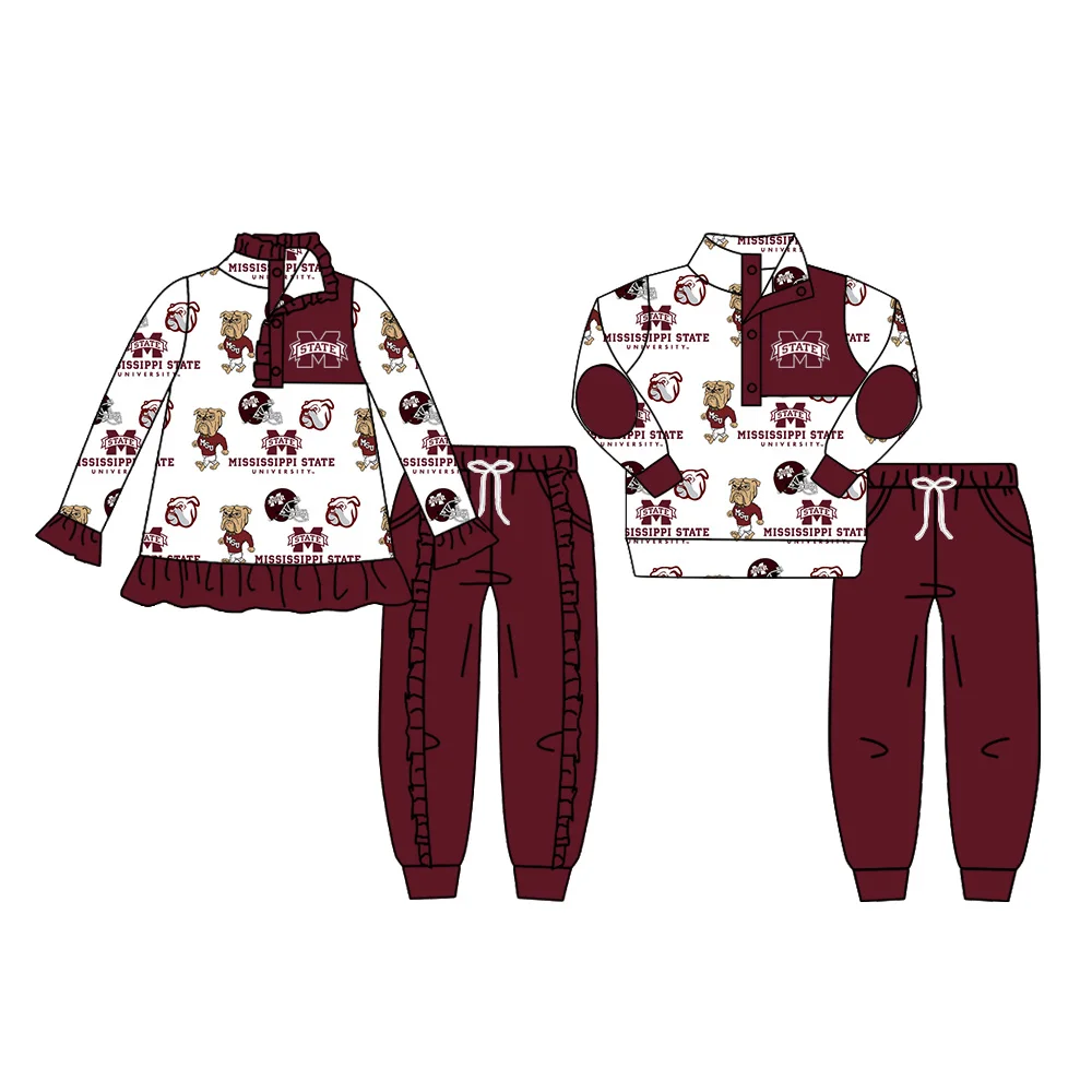 Custom Match ball team baby girls boys clothes MOQ3