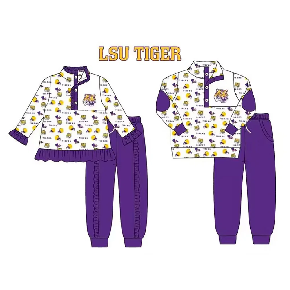 Custom Match ball team baby girls boys clothes MOQ3