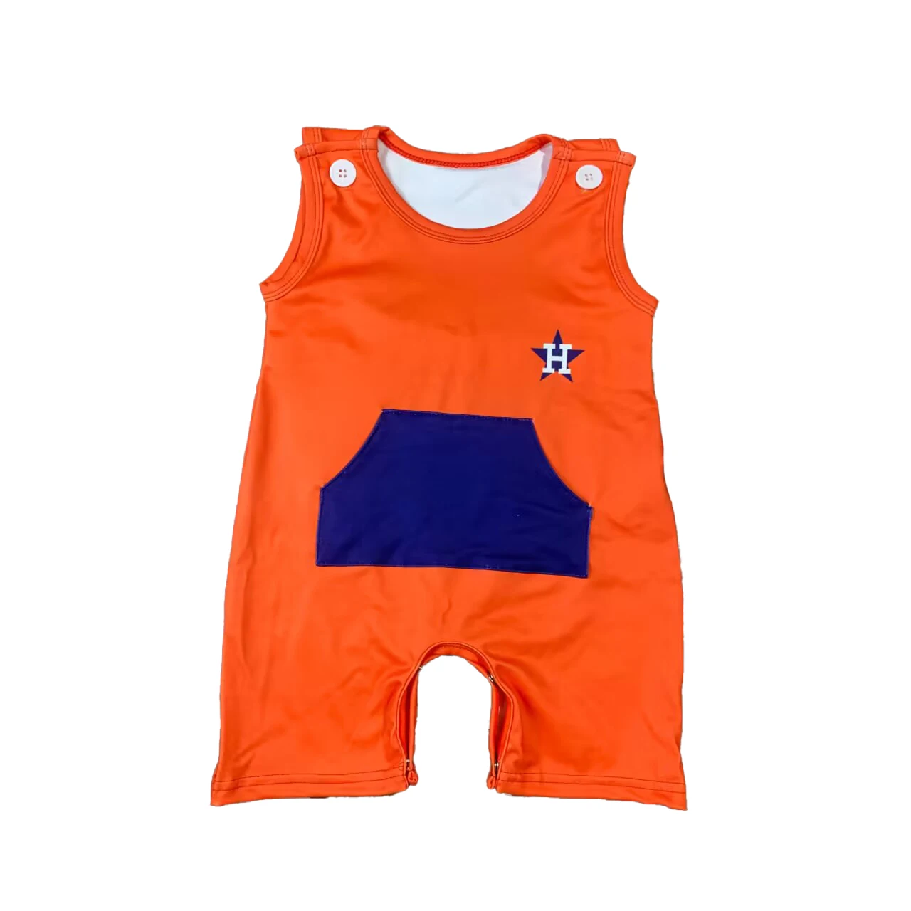 Custom ball team baby boys romper MOQ3