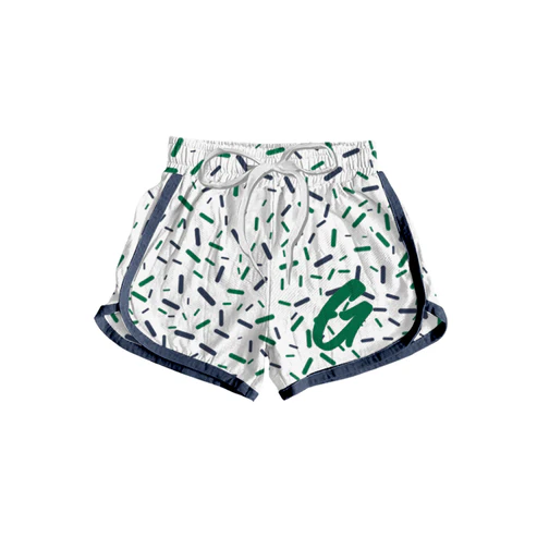 Custom Green G Dots Sports Shorts D 4.17