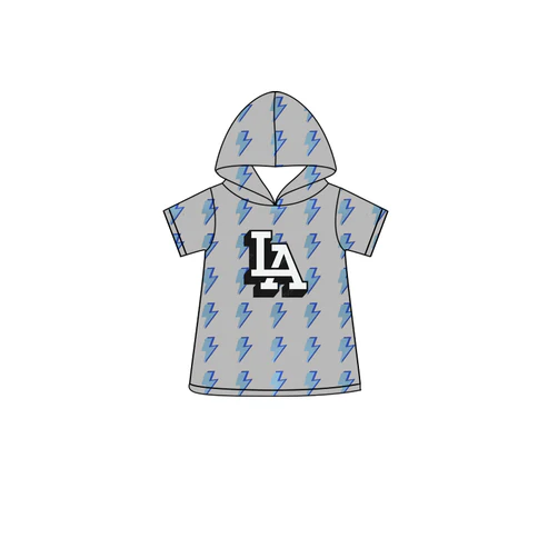 Custom LA Hooded pullover Tops D 4.17
