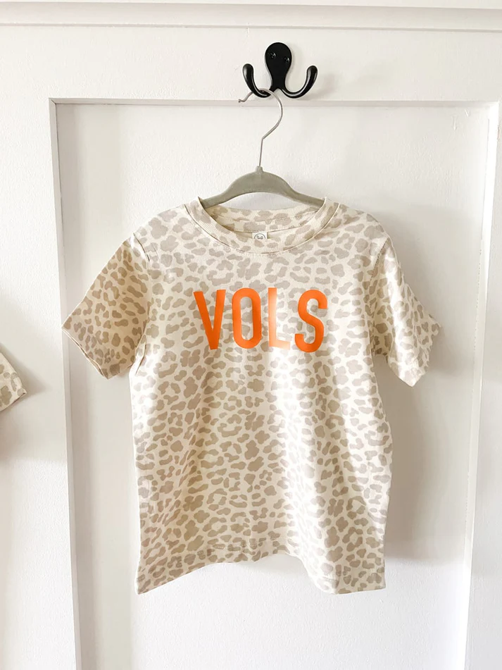 Custom short sleeves leopard T football kids girls team shirt D 4.22