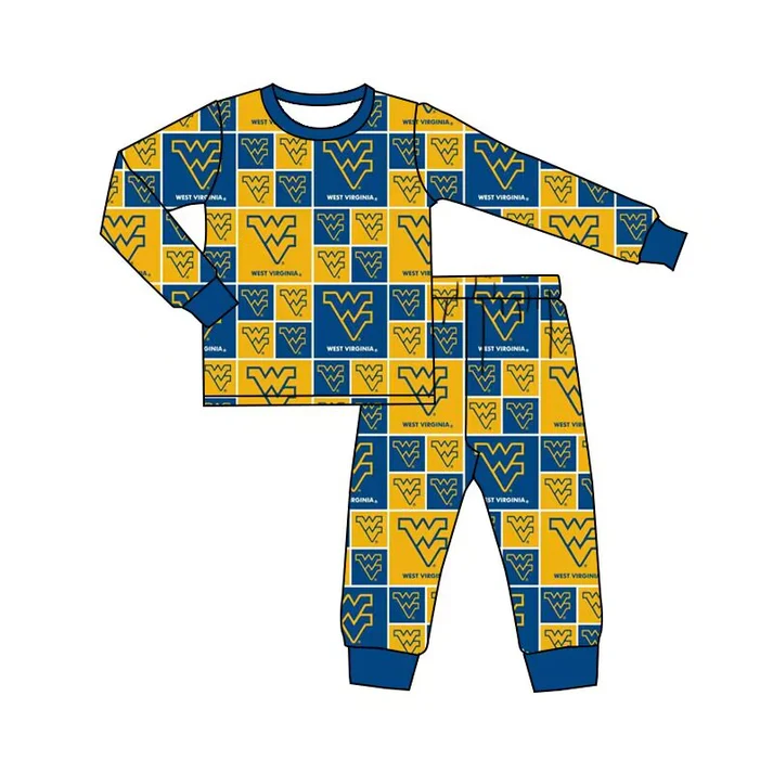 Custom W V top pants kids team pajamas D 4.23