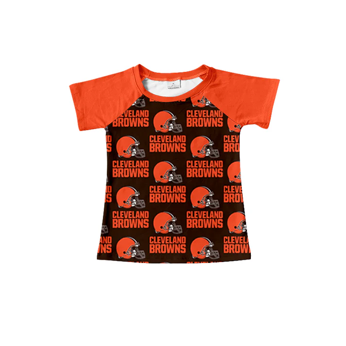 Custom short sleeves orange black boys team shirt D 4.29