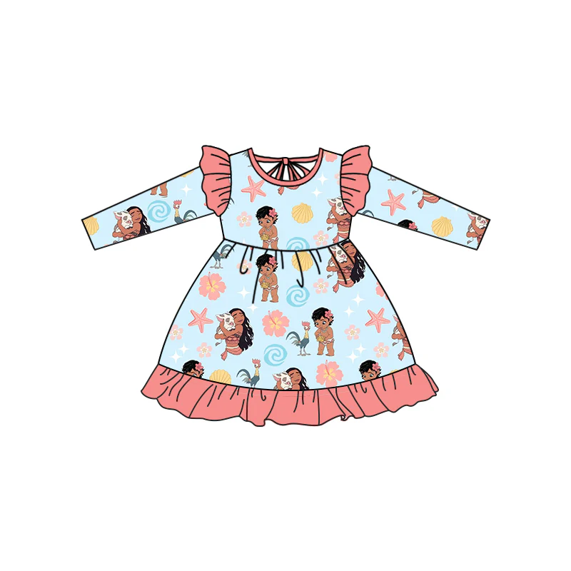 Custom Baby Girls Princess Black Ruffle Dresses D 5.10
