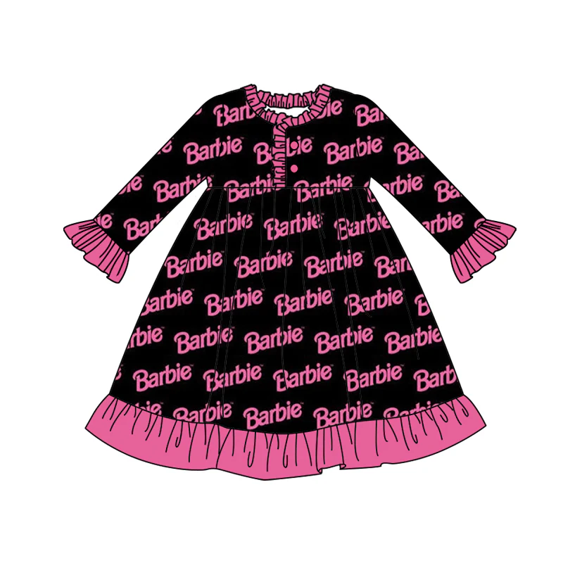Custom Baby Girls Doll Fall Pajamas Gown Dresses D 5.12