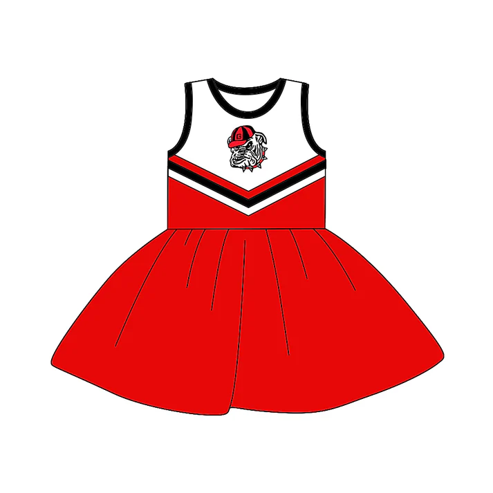 Custom Baby Girls Team Sleeveless 3 A-Line Dresses D 5.13