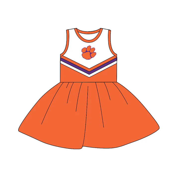 Custom Baby Girls Team Sleeveless 8 A-Line Dresses D 5.13