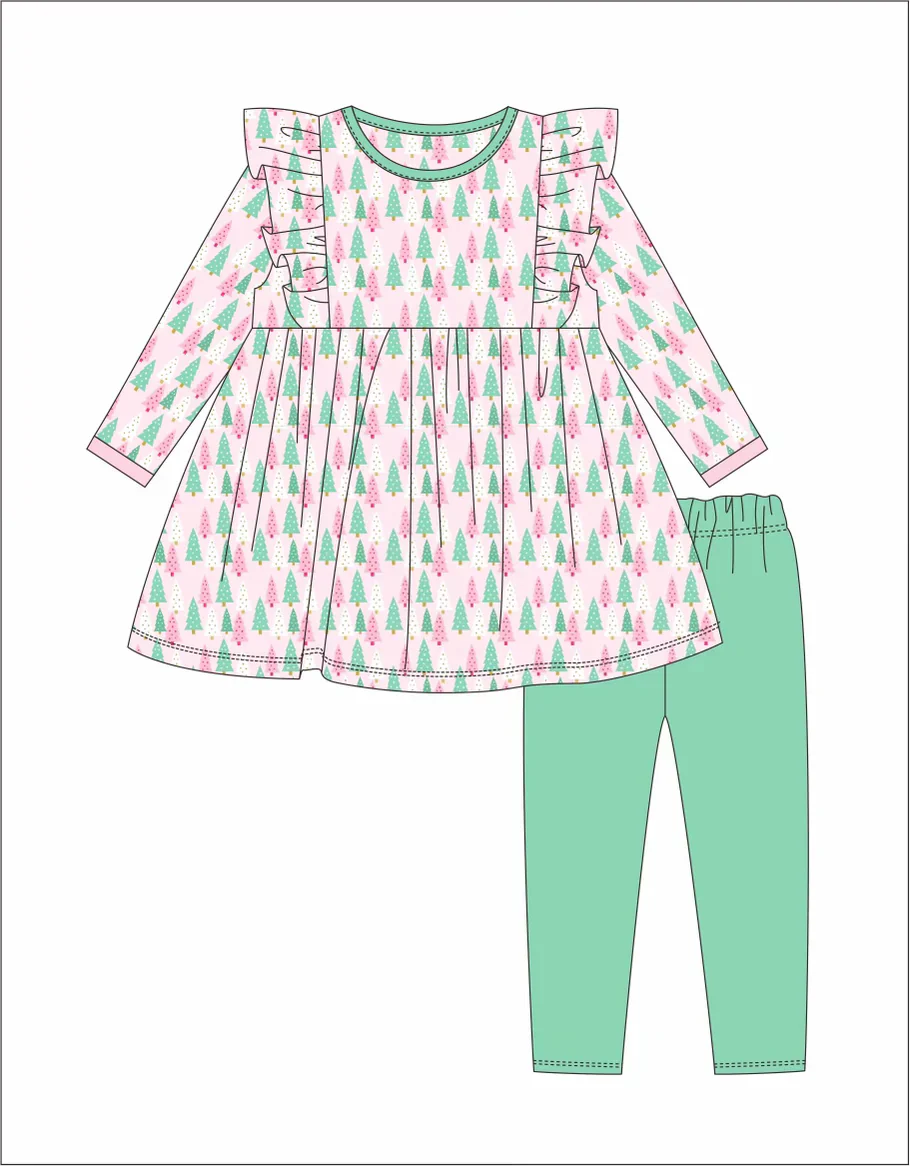 Custom Baby Girls Christmas Tree Outfit D 5.19
