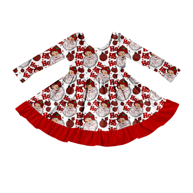 Custom Girls Christmas Santa Hoho Dress D 5.19