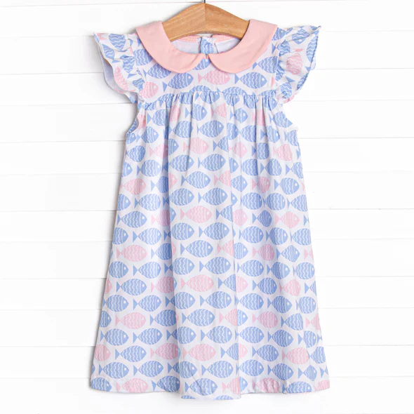 Custom Baby Girls Fish Dress D 5.1
