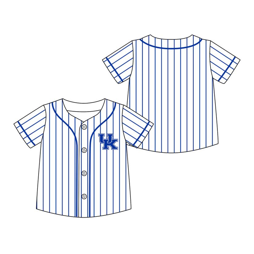 Custom moq 5 mix size milk silk summer team baby boys clothes blue short sleeve top D 1018