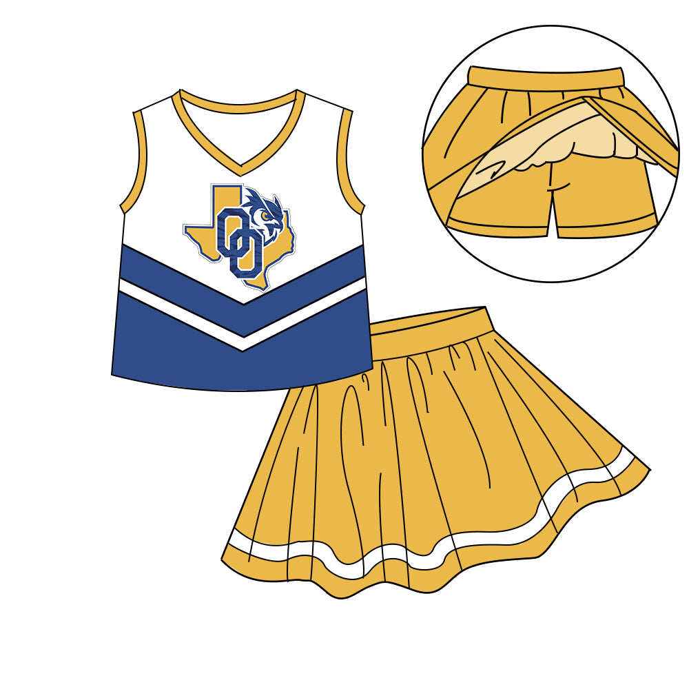 Custom baby girls Cheerleading dress set MOQ3 D 7.11