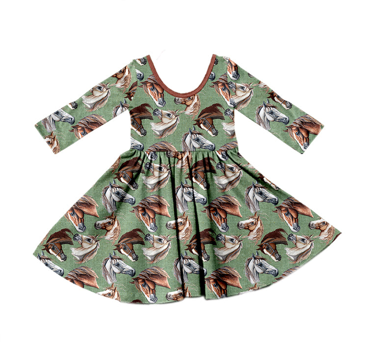 Custom baby girls dress MOQ3 2024 8.26