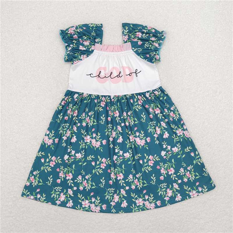 Match Baby Girls Boys Child Of God Sibling Dresses Rompers Clothes Sets