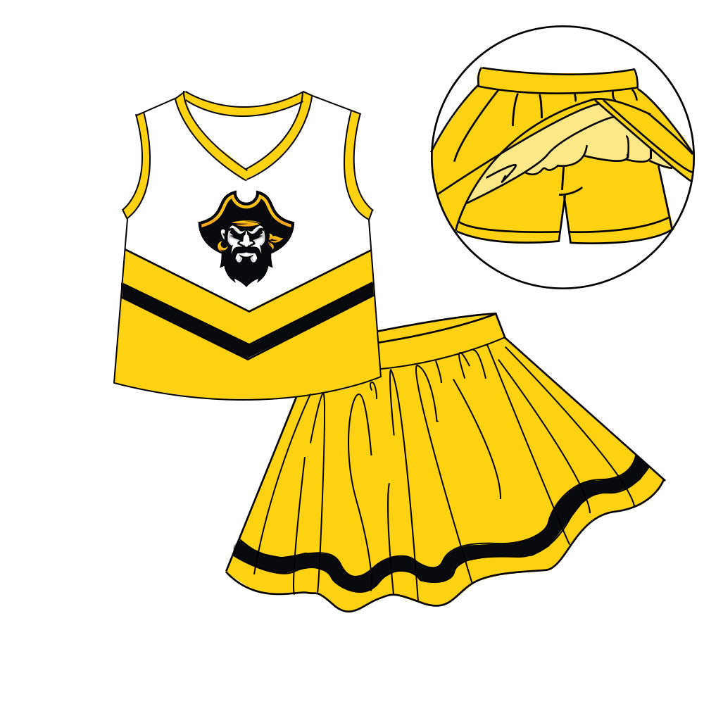 Custom baby girls Cheerleading dress set MOQ3 D 7.10