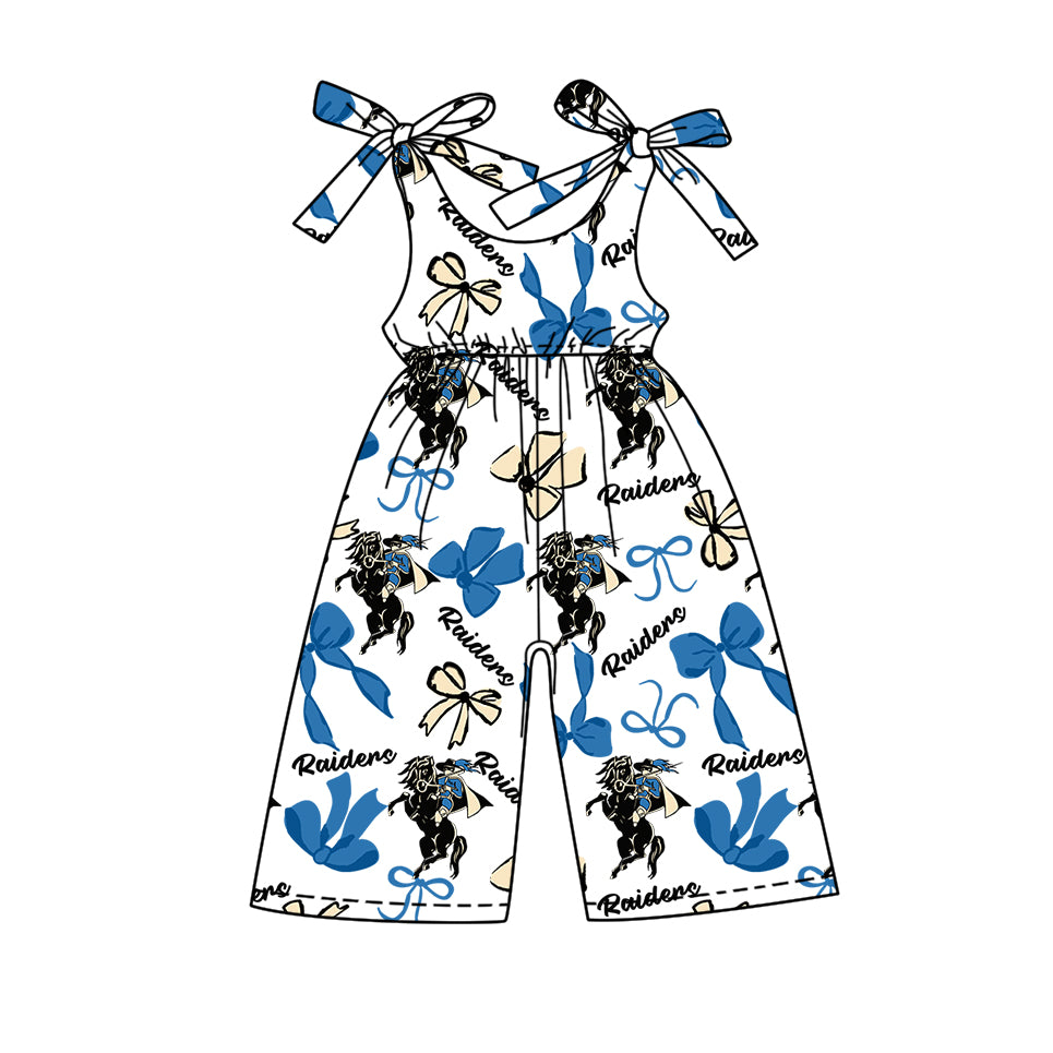 Custom baby girls Raiders team jumpsuit MOQ3 D 7.25