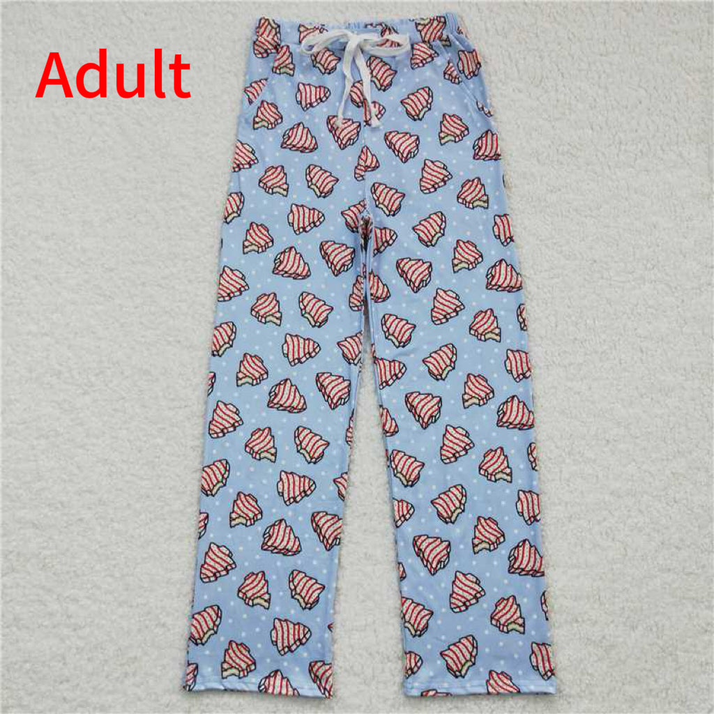 Family Parents Christmas Tree Cake Pajamas Clothes Sets