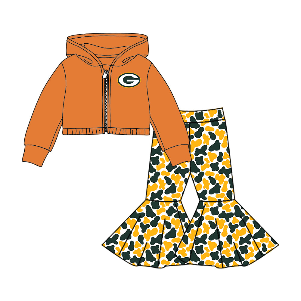 Custom baby girls PACKERS team set MOQ3 D 8.6